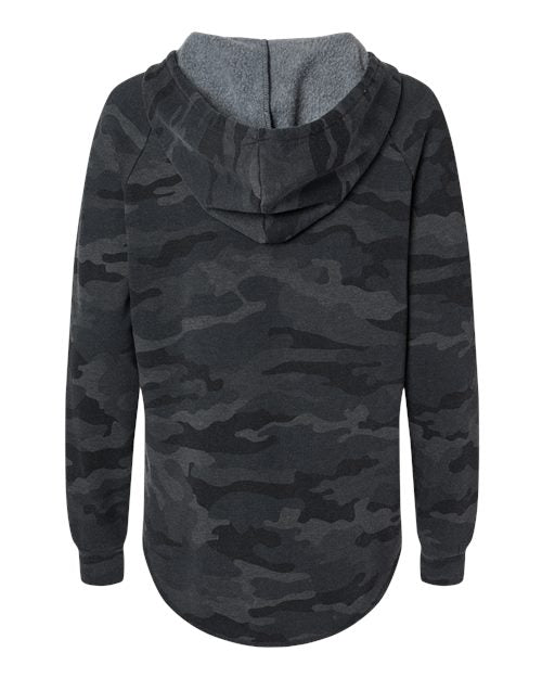 Independent Trading Co. Women’s Lightweight California Wave Wash Hooded Sweatshirt PRM2500