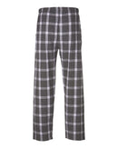 Boxercraft Harley Flannel Pants BM6624 - Charcoal Lavender Tomboy Plaid