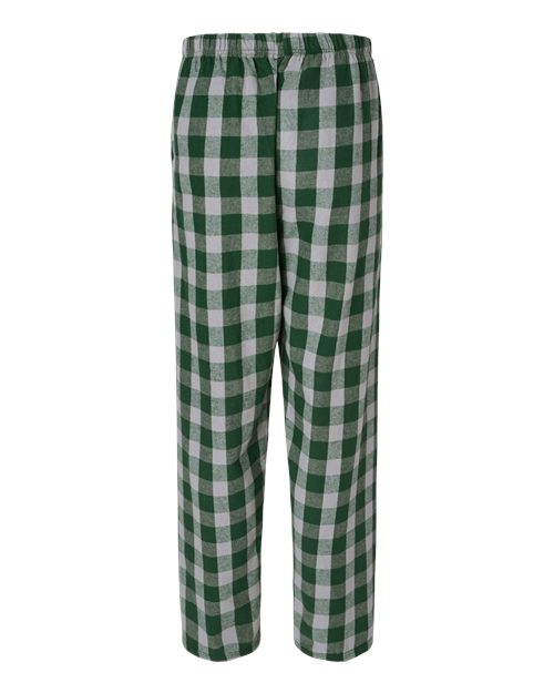 Boxercraft Harley Flannel Pants BM6624 - Green/ Oxford Buffalo