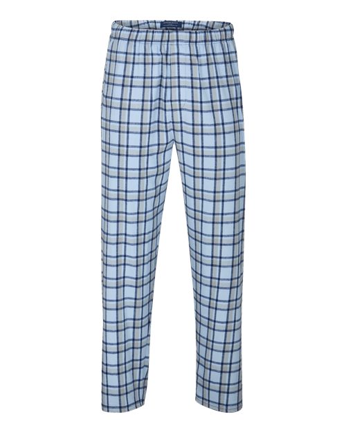 Boxercraft Harley Flannel Pants BM6624 - Heritage Carolina Blue Plaid