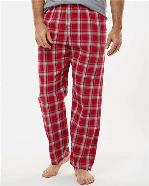 Boxercraft Harley Flannel Pants BM6624 - Heritage Garnet Plaid