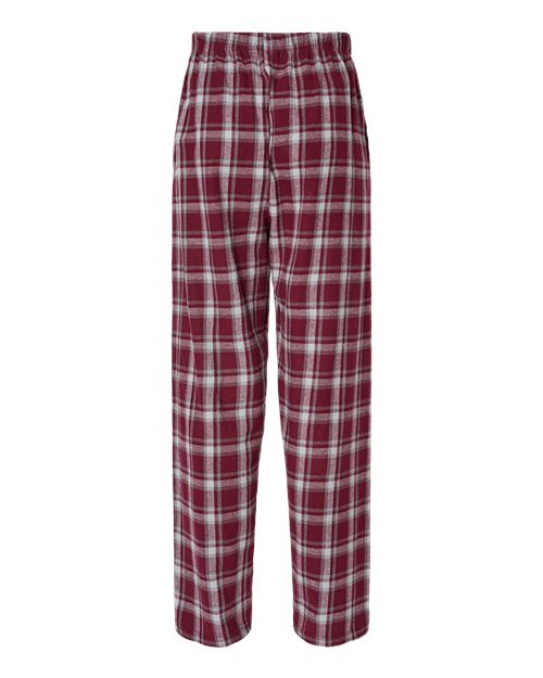 Boxercraft Harley Flannel Pants BM6624 - Heritage Maroon Plaid