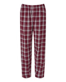 Boxercraft Harley Flannel Pants BM6624 - Heritage Maroon Plaid