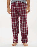 Boxercraft Harley Flannel Pants BM6624 - Heritage Maroon Plaid