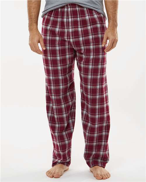 Boxercraft Harley Flannel Pants BM6624 - Heritage Maroon Plaid