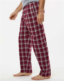Boxercraft Harley Flannel Pants BM6624 - Heritage Maroon Plaid