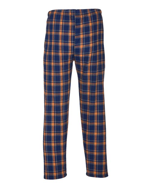 Boxercraft Harley Flannel Pants BM6624 - Heritage Navy/ Orange/ Grey Plaid