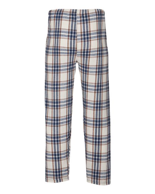Boxercraft Harley Flannel Pants BM6624 - Natural Indigo Plaid