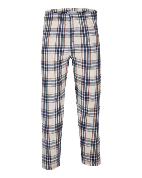 Boxercraft Harley Flannel Pants BM6624 - Natural Indigo Plaid