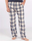 Boxercraft Harley Flannel Pants BM6624 - Natural Indigo Plaid