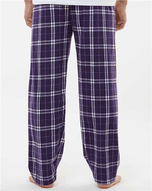 Boxercraft Harley Flannel Pants BM6624 - Purple/ White