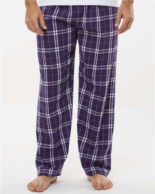 Boxercraft Harley Flannel Pants BM6624 - Purple/ White