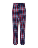 Boxercraft Harley Flannel Pants BM6624 - Red Blue Plaid