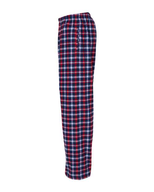 Boxercraft Harley Flannel Pants BM6624 - Red Blue Plaid