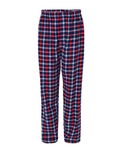 Boxercraft Harley Flannel Pants BM6624 - Red Blue Plaid