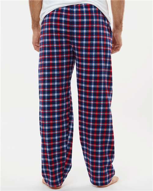 Boxercraft Harley Flannel Pants BM6624 - Red Blue Plaid