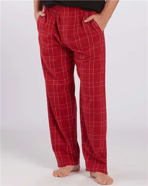 Boxercraft Harley Flannel Pants BM6624 - Crimson Field Day Plaid