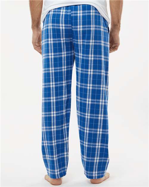Boxercraft Harley Flannel Pants BM6624 - Royal/ Silver
