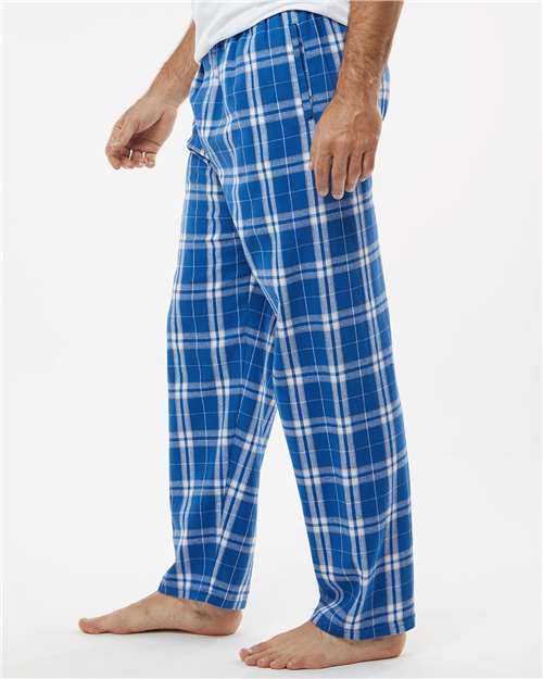 Boxercraft Harley Flannel Pants BM6624 - Royal/ Silver