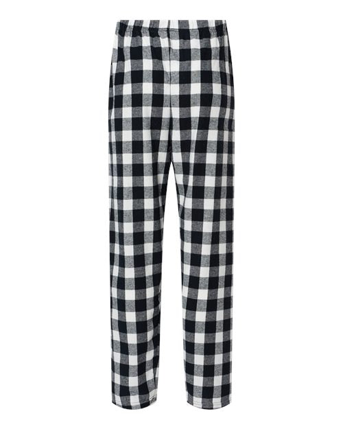 Boxercraft Harley Flannel Pants BM6624 - Black/ White Buffalo Plaid