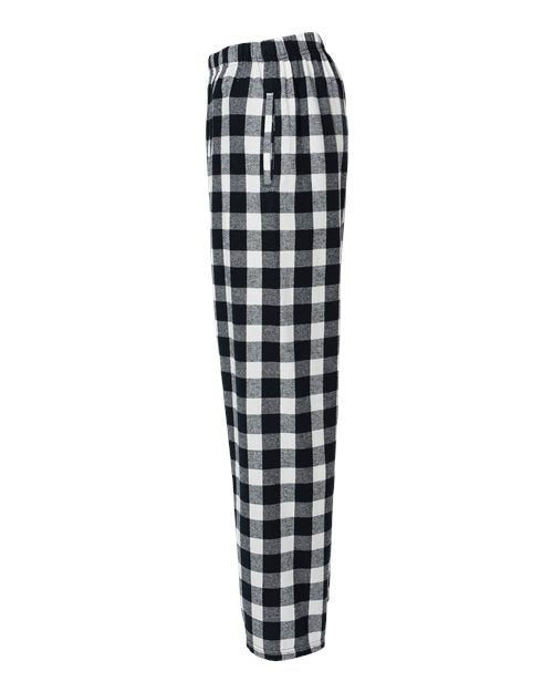 Boxercraft Harley Flannel Pants BM6624 - Black/ White Buffalo Plaid