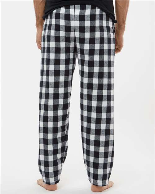Boxercraft Harley Flannel Pants BM6624 - Black/ White Buffalo Plaid