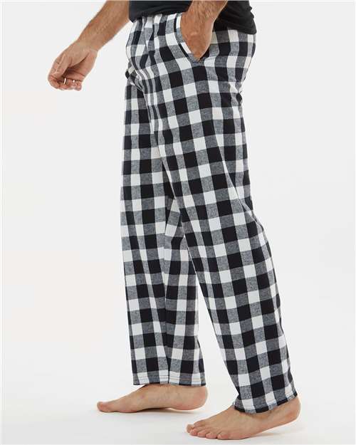 Boxercraft Harley Flannel Pants BM6624 - Black/ White Buffalo Plaid