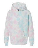 Independent Trading Co. Youth Midweight Tie-Dyed Hooded Sweatshirt PRM1500TD