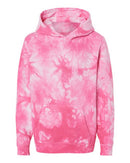 Independent Trading Co. Youth Midweight Tie-Dyed Hooded Sweatshirt PRM1500TD