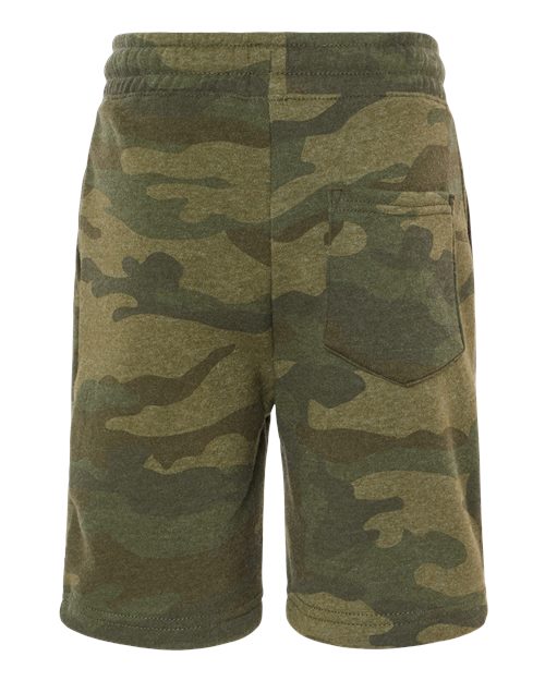Independent Trading Co. Youth Lightweight Special Blend Fleece Shorts PRM16SRT