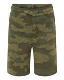 Independent Trading Co. Youth Lightweight Special Blend Fleece Shorts PRM16SRT
