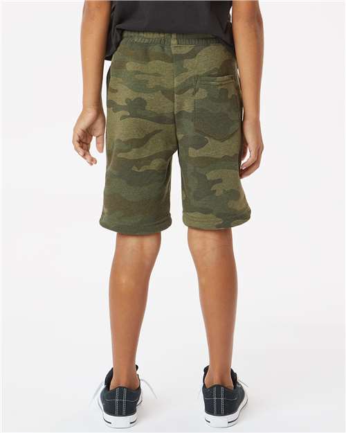 Independent Trading Co. Youth Lightweight Special Blend Fleece Shorts PRM16SRT