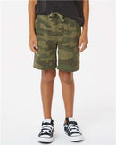 Independent Trading Co. Youth Lightweight Special Blend Fleece Shorts PRM16SRT