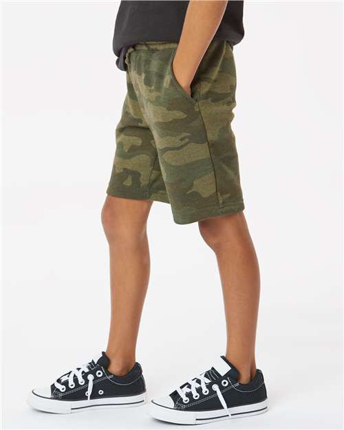Independent Trading Co. Youth Lightweight Special Blend Fleece Shorts PRM16SRT
