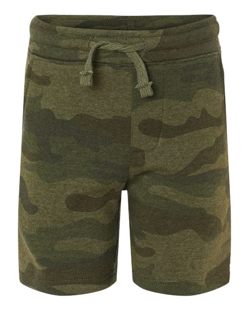 Independent Trading Co. Toddler Lightweight Special Blend Fleece Shorts PRM11SRT