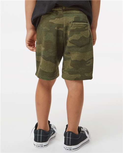 Independent Trading Co. Toddler Lightweight Special Blend Fleece Shorts PRM11SRT