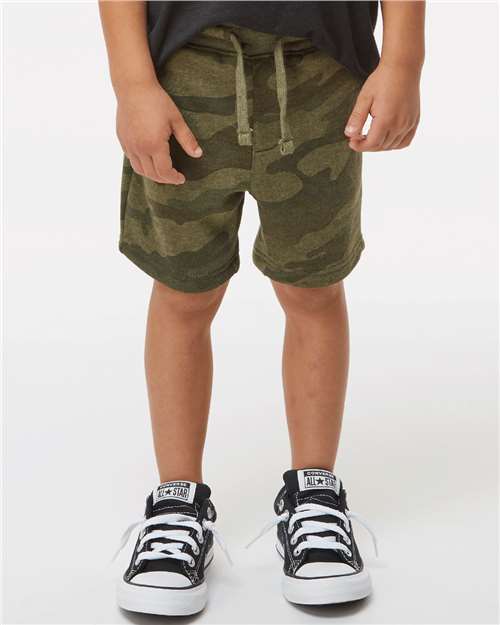 Independent Trading Co. Toddler Lightweight Special Blend Fleece Shorts PRM11SRT