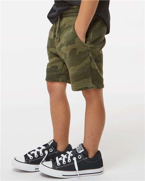 Independent Trading Co. Toddler Lightweight Special Blend Fleece Shorts PRM11SRT