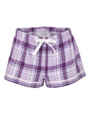 Boxercraft Women's Flannel Shorts BW6501 - Lavender Sophia Plaid