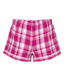 Boxercraft Women's Flannel Shorts BW6501 - Orchid Sophia Plaid