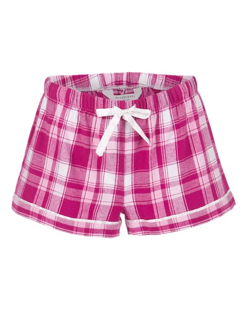 Boxercraft Women's Flannel Shorts BW6501 - Orchid Sophia Plaid