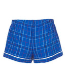 Boxercraft Women's Flannel Shorts BW6501 - Royal Field Day Plaid