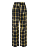 Boxercraft Women's Haley Flannel Pants BW6620 - Black/ Gold