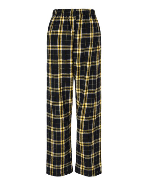 Boxercraft Women's Haley Flannel Pants BW6620 - Black/ Gold