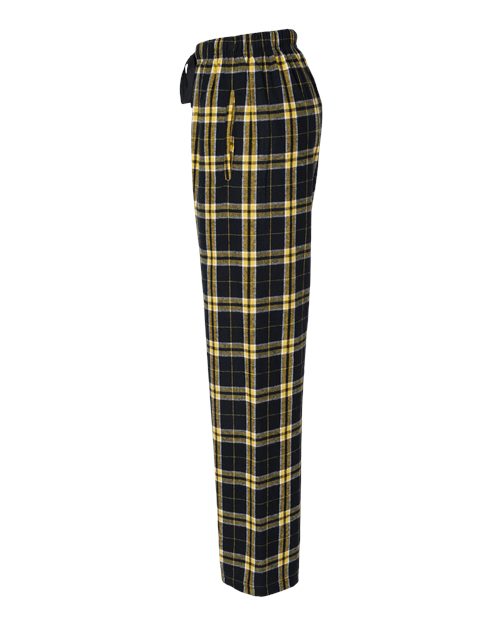 Boxercraft Women's Haley Flannel Pants BW6620 - Black/ Gold