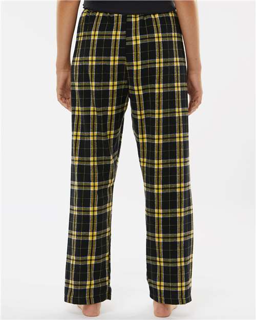 Boxercraft Women's Haley Flannel Pants BW6620 - Black/ Gold