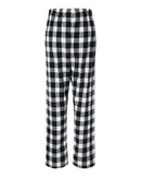 Boxercraft Women's Haley Flannel Pants BW6620 - Black/ White Buffalo Plaid