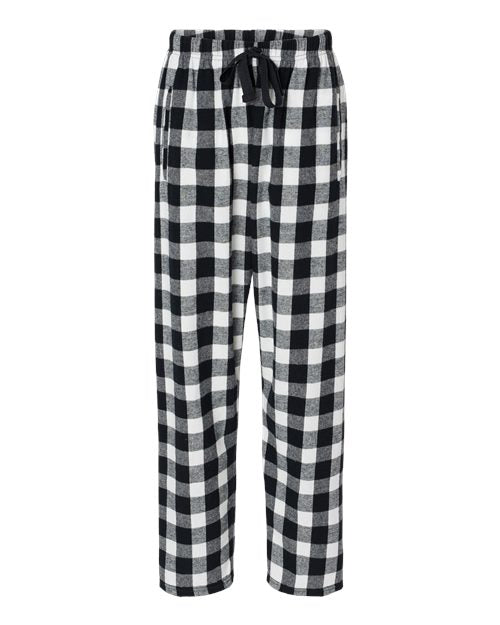 Boxercraft Women's Haley Flannel Pants BW6620 - Black/ White Buffalo Plaid