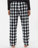 Boxercraft Women's Haley Flannel Pants BW6620 - Black/ White Buffalo Plaid