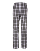 Boxercraft Women's Haley Flannel Pants BW6620 - Charcoal Lavender Tomboy Plaid